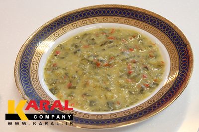 طرز تهیه سوپ تره فرنگی مدرن در ظروف کارال