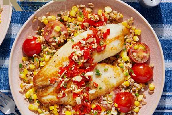 طرز تهیه ماهی با ذرت و گوجه کبابی در کارال