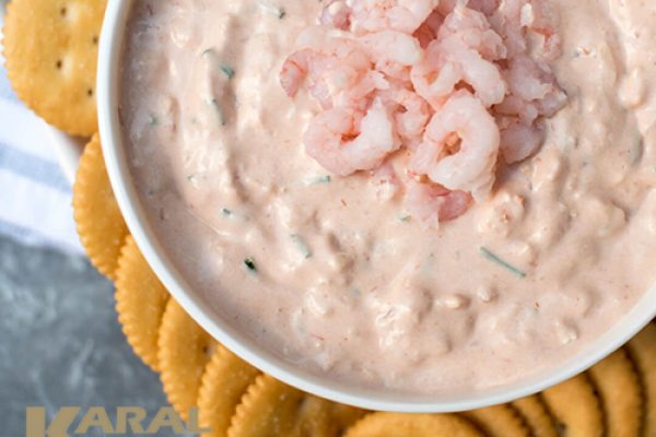 طرز تهیه دیپ میگو در آشپزخانه کارال